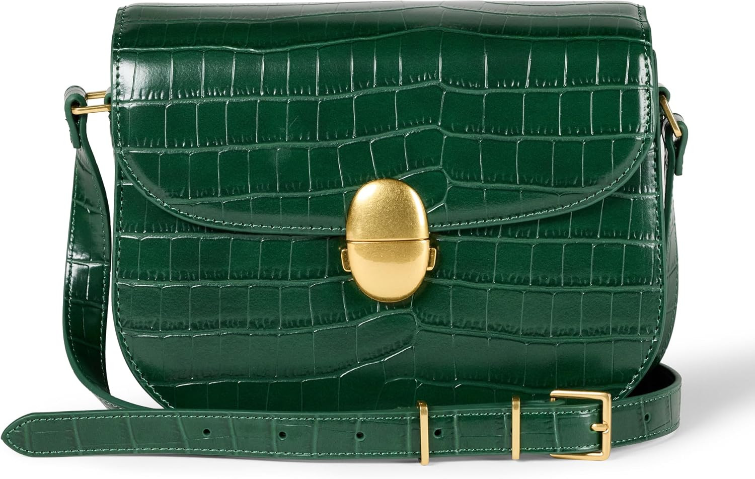 Amazon Essentials Women's Crossbody Flap Bag with Adjustable Strap and Internal Pocket | Amazon (US)