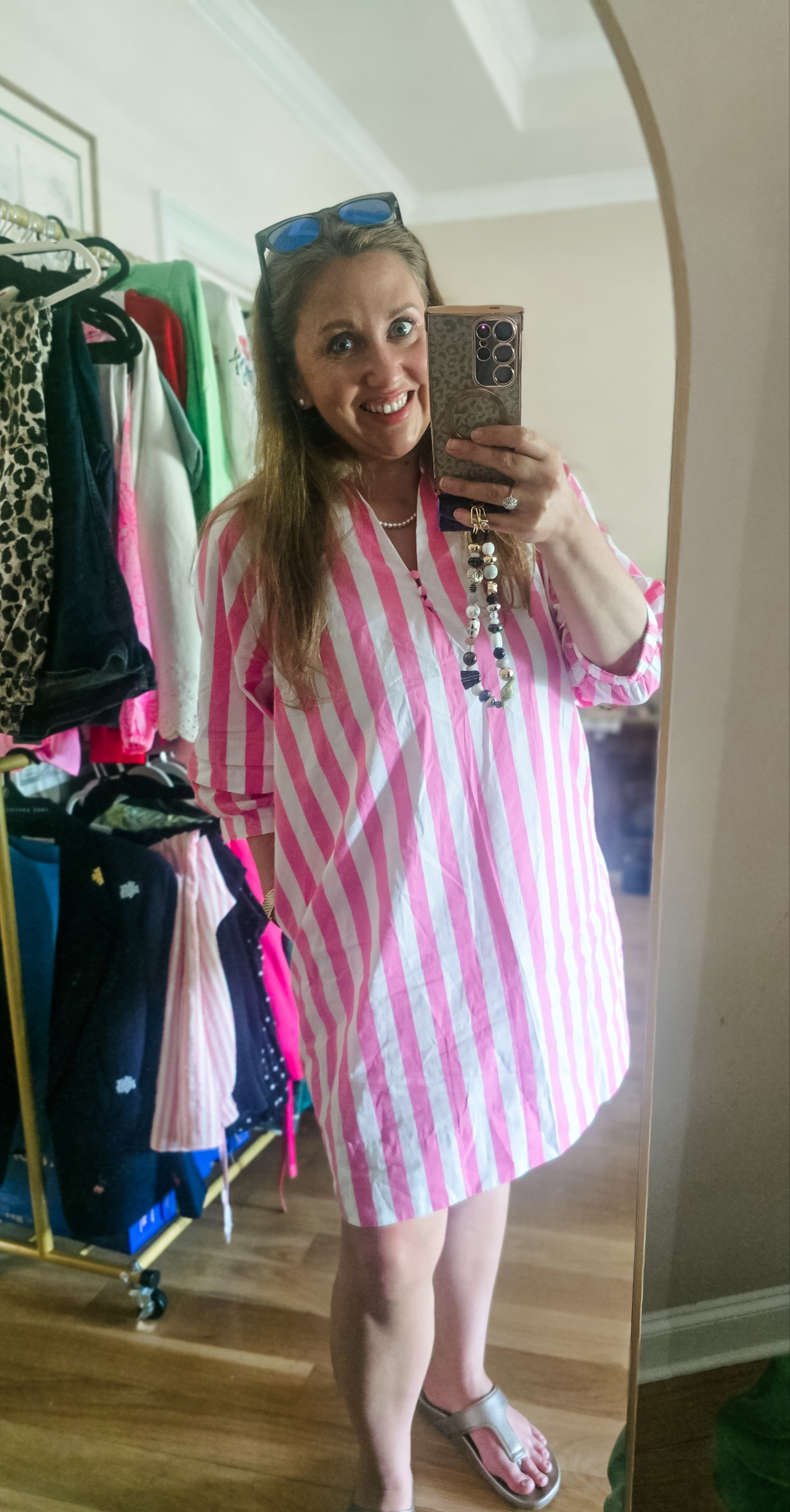 Everyone asked about the sunglasses and the sandals as well! 
Here they are! 
#lookforless #livinglargeinlilly #amazonfashion

#LTKMidsize #LTKgrwm #LTKSaleAlert