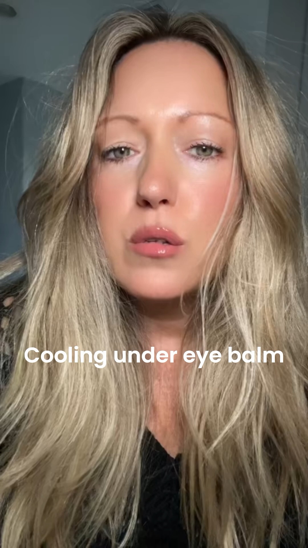 Cooling under eye balm