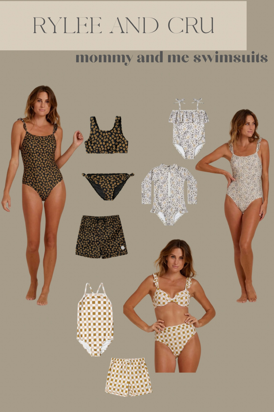 The cutest mommy and me swimsuits. Matching with girl and boy options! 

#LTKbaby #LTKfamily #LTKunder100