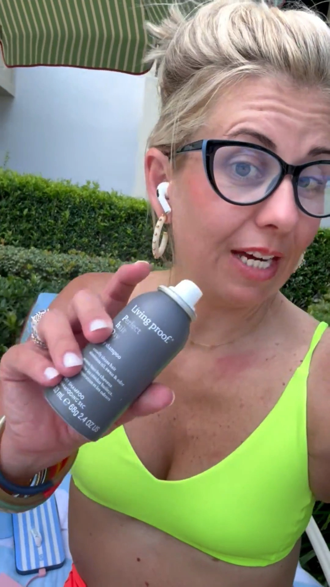 Just a little hair tip for y’all! I keep a travel dry shampoo in my pool bag. It absorbs the sweat….you can thank me later! 

#LTKTravel #LTKdayinmylife #LTKmomlife