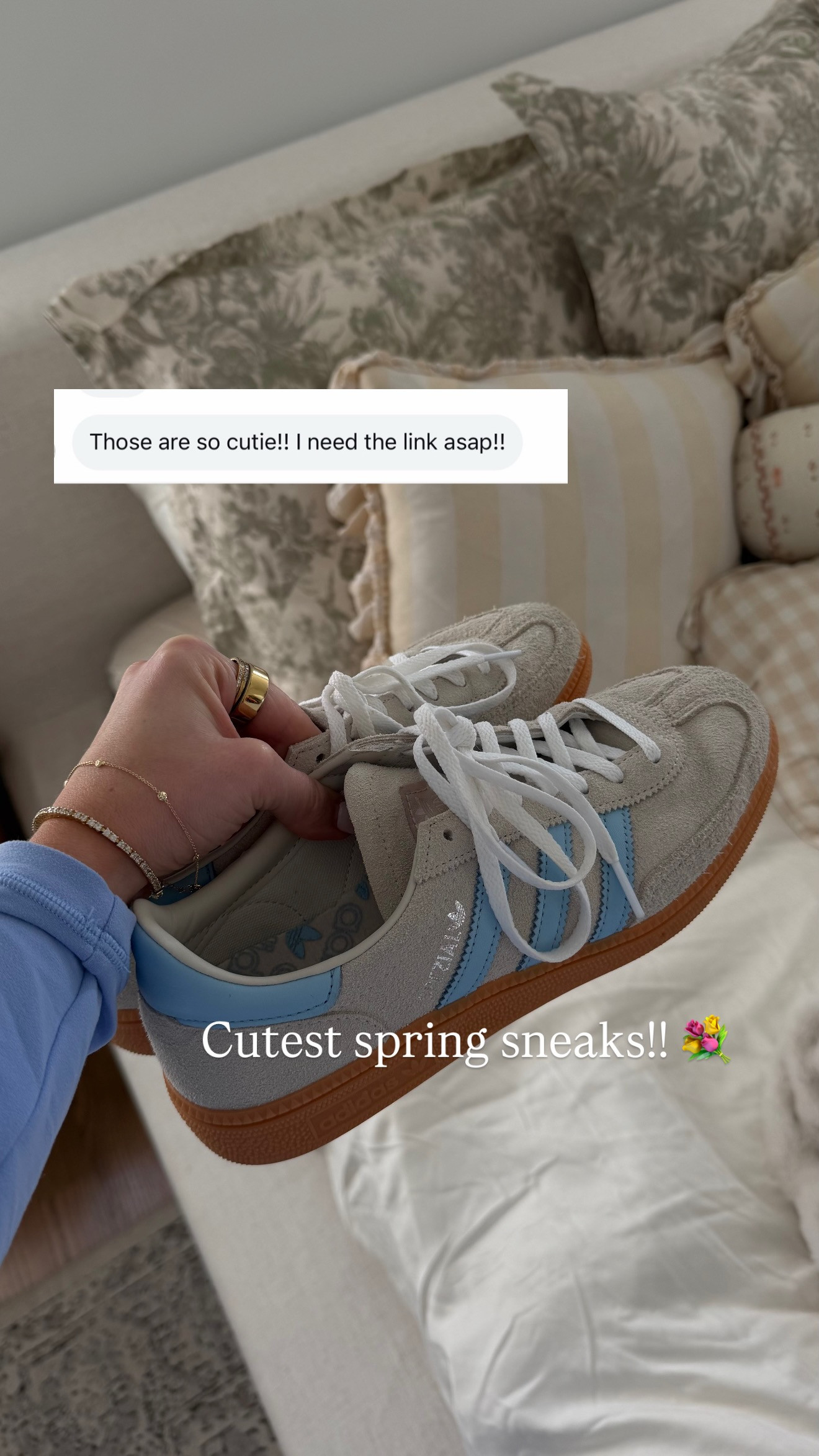 Cutest spring sneakers!! 💐

Adidas, sneakers, spring shoes, comfy sneakers 

 #LTKgrwm #LTKootd #LTKSeasonal