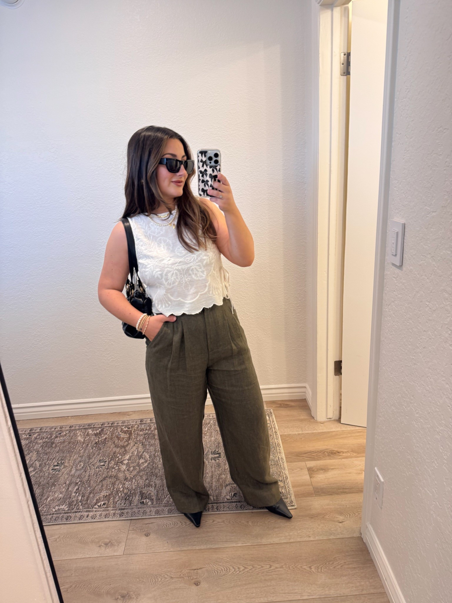Petite friendly spring outfit! 

Free People top 
Petite linen trousers size 6 petite color spiced olive green 

Jewelry: code Mimi15 

Petite friendly fashion!!



#LTKStyleTip #LTKPetite #LTKSeasonal