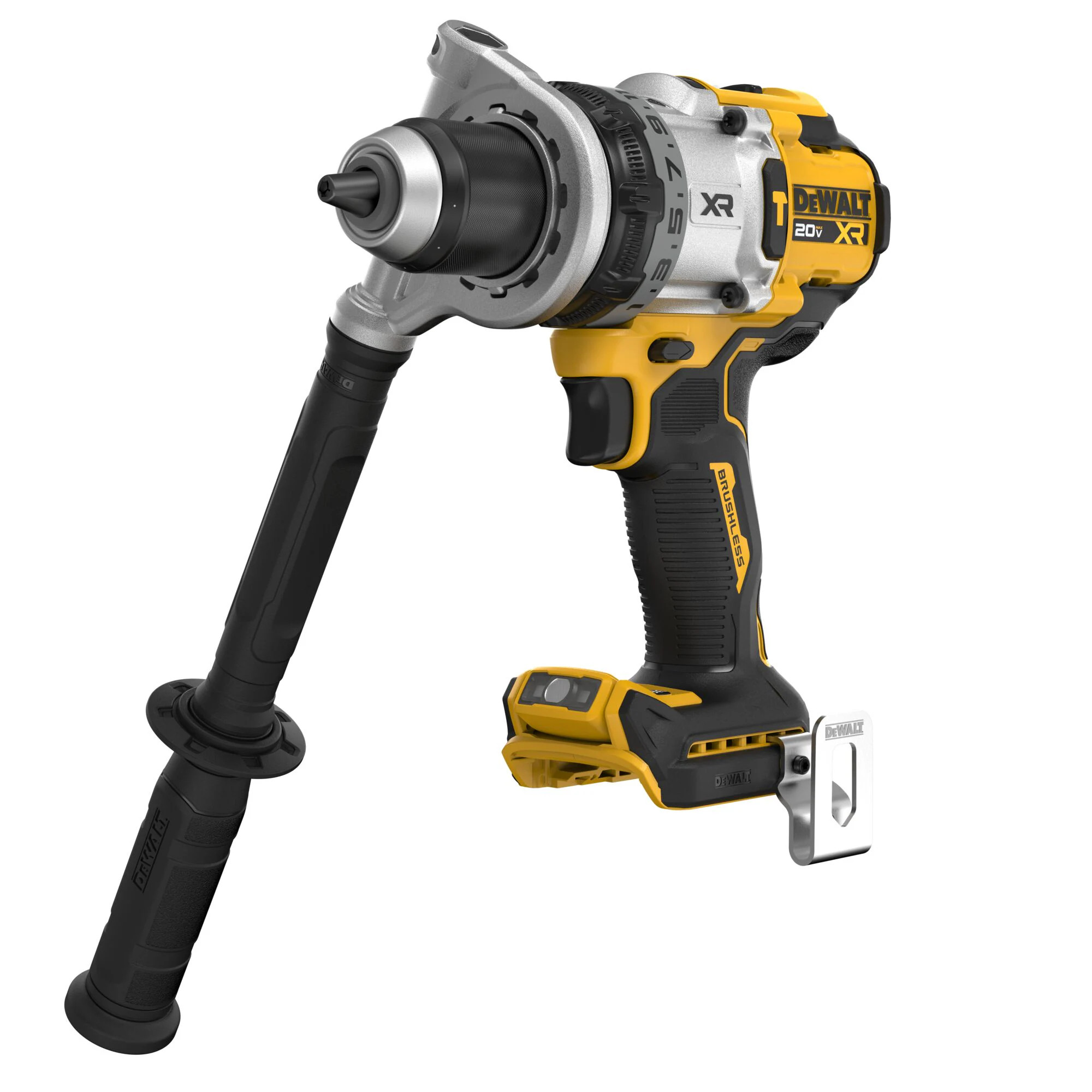 DEWALT XR 1/2-in 20-volt max Variable Speed Brushless Cordless Hammer Drill one_size in Yellow | DCD1007B | Lowe's