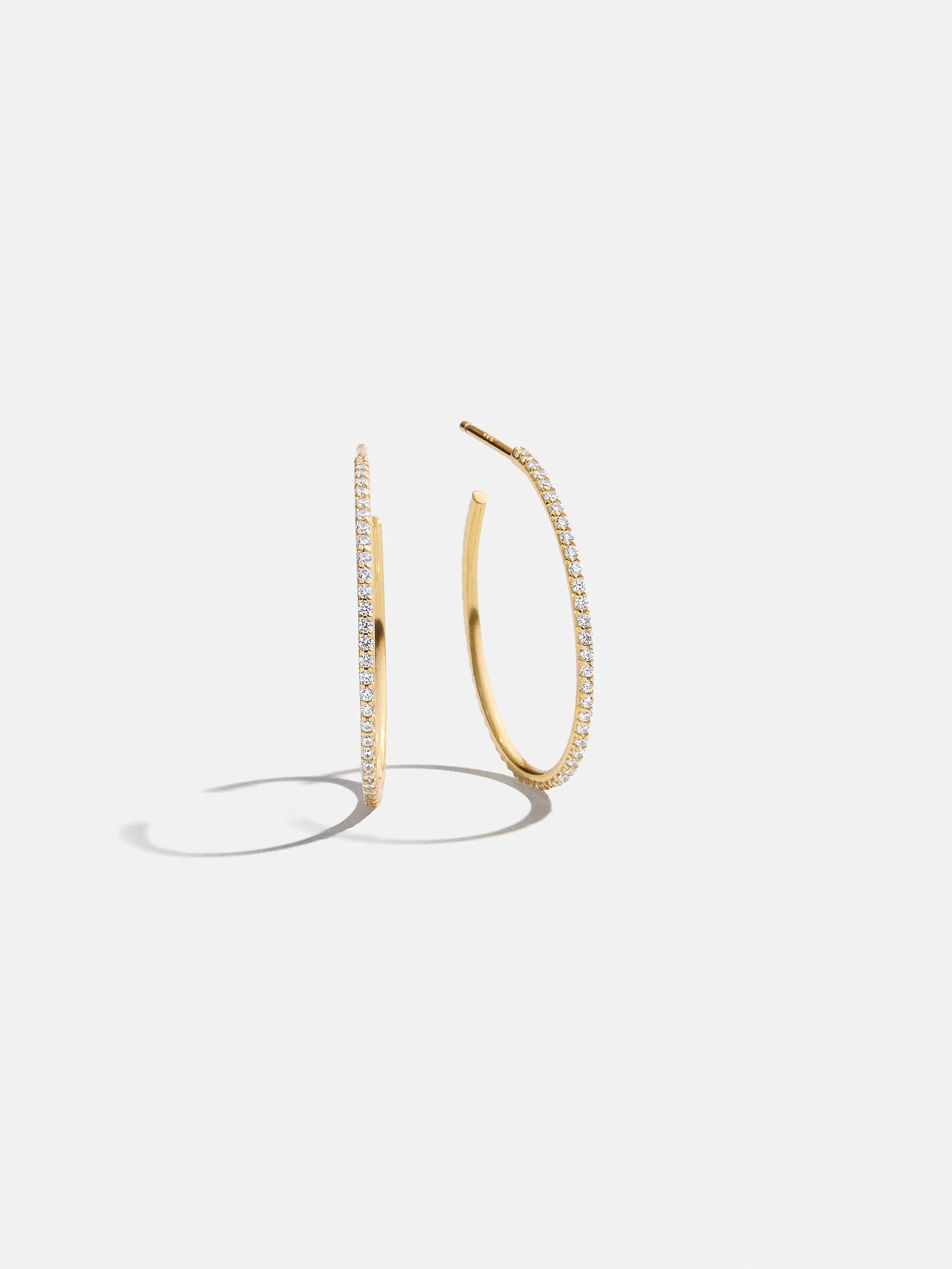 Niata 18K Gold Earrings - 24MM | BaubleBar