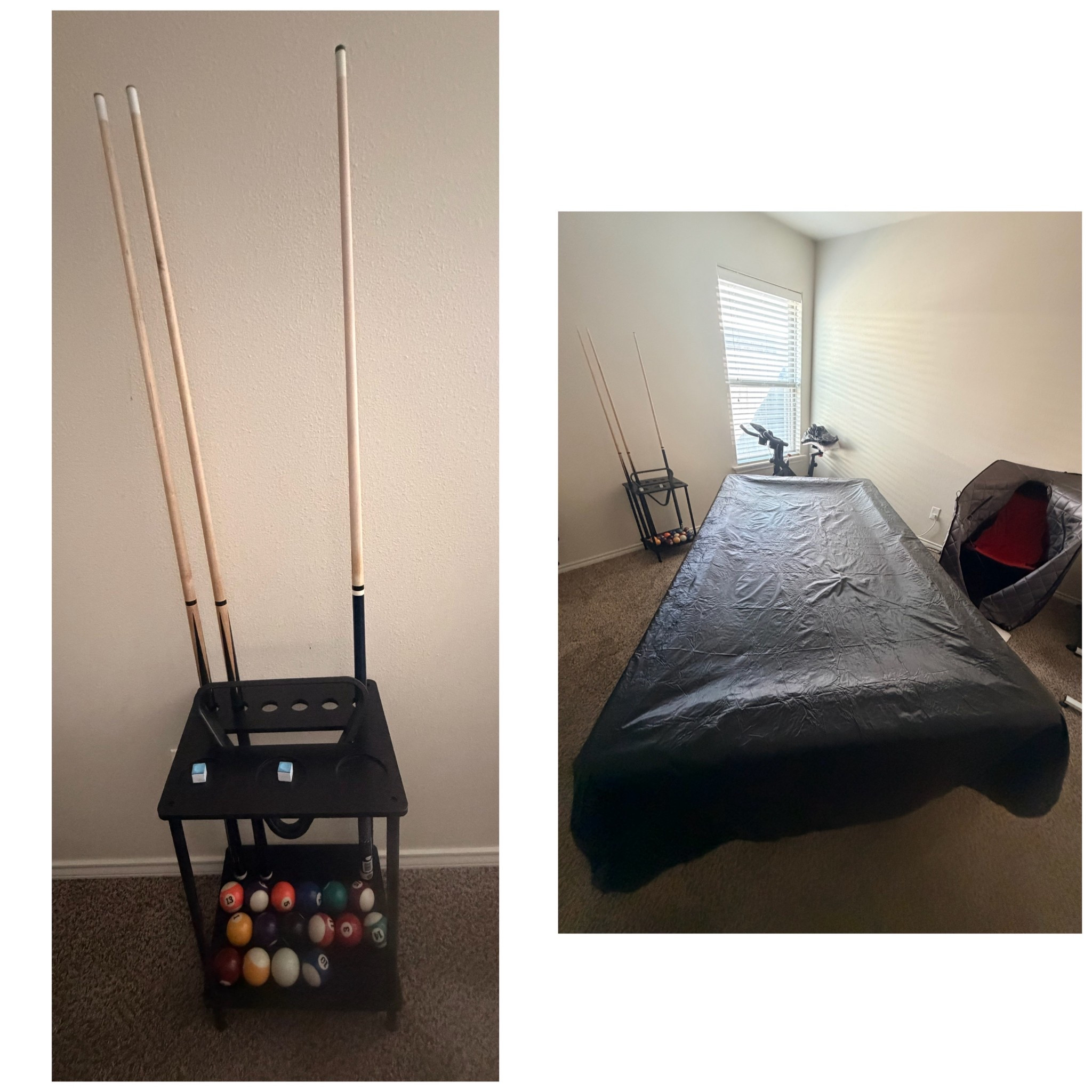 Linking my pool stick & ball holder stand I got delivered today a little short but is doing the job . Also linking my pool table I bought a week before Christmas 

#LTKHome #LTKSaleAlert
