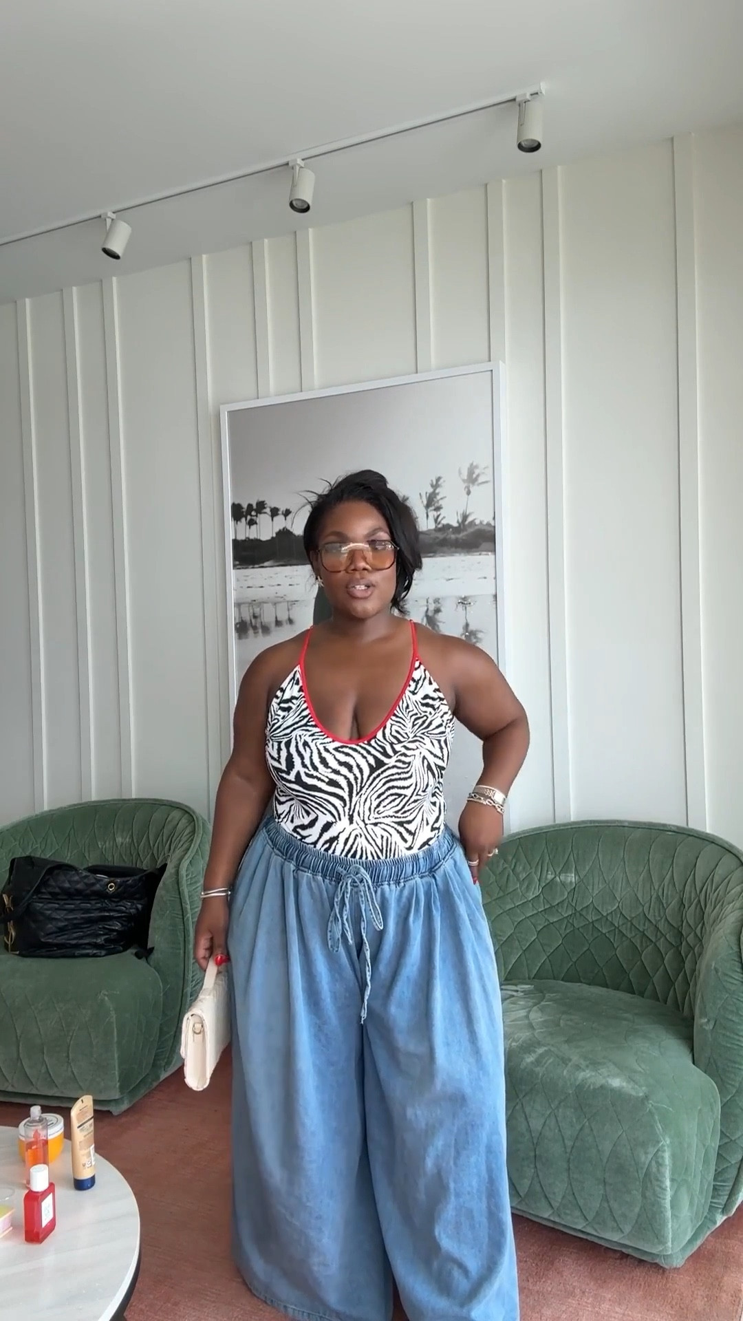 Resharing my Miami Swim Week Pool Party Look 🤌🏾

Size: XL but could size down to large

Spring break, vacations outfits beach, spring outfits, Emmy Petit

#LTKMidsize #LTKTravel #LTKSwim