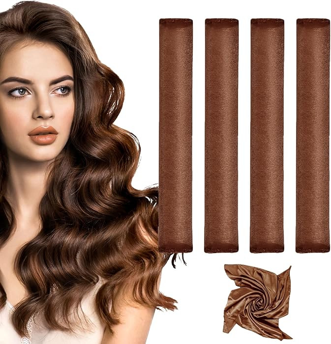 Heatless Curlers, Heatless Curls Overnight Set for Women, Soft Hair Curlers to Sleep In, Jumbo No... | Amazon (US)