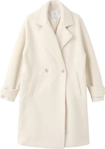 Lapels Bouclé Coat | Nordstrom