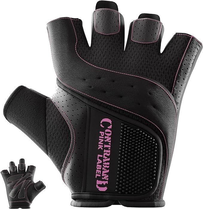 Contraband Pink Label 5137 Women's Padded Weight Lifting and Rowing Gloves w/ Grip-Lock Padding (... | Amazon (US)