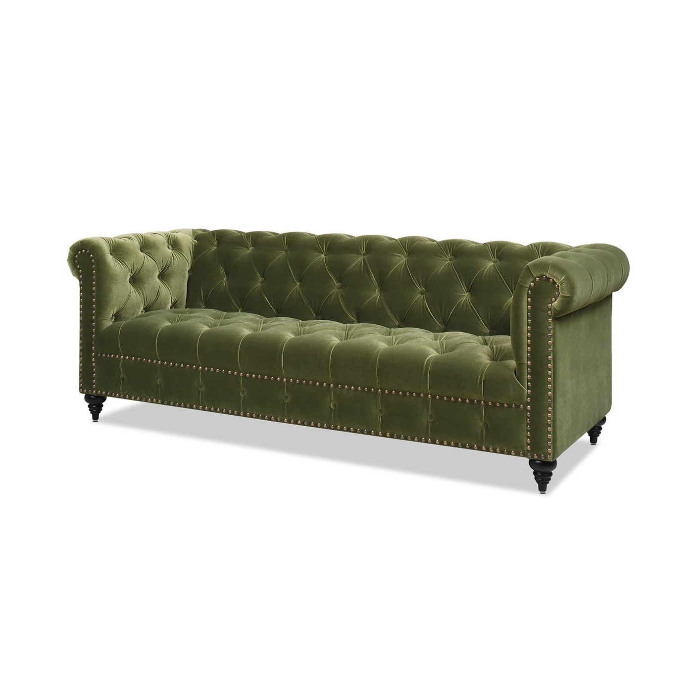 Newell 88" Rolled Arm Chesterfield Sofa | Wayfair North America