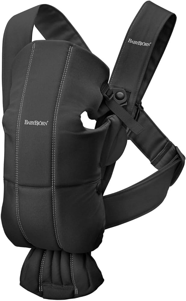 BabyBjörn Baby Carrier Mini, Black, Woven | Newborn Carrier (7-25 lbs), Ergonomic, Easy-to-Use | Amazon (US)