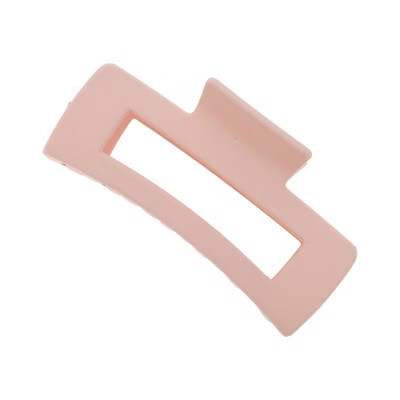 Unique Bargains Rectangle Hair Clips Pink 1 Pc | Target