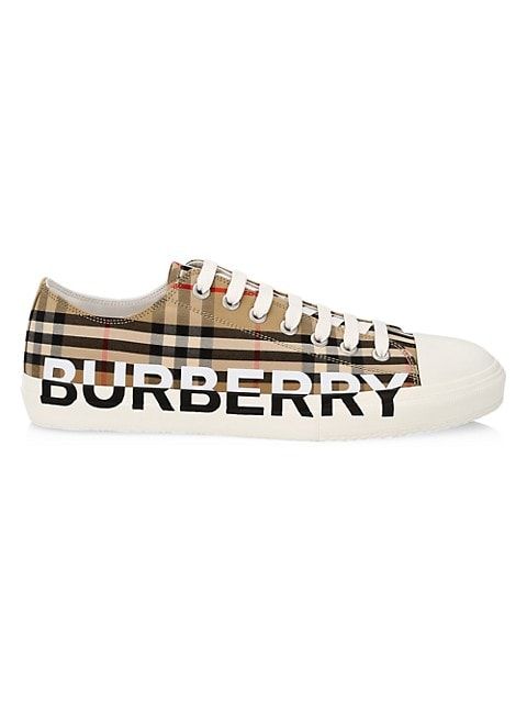 Larkhall Vintage Check Canvas Sneakers | Saks Fifth Avenue