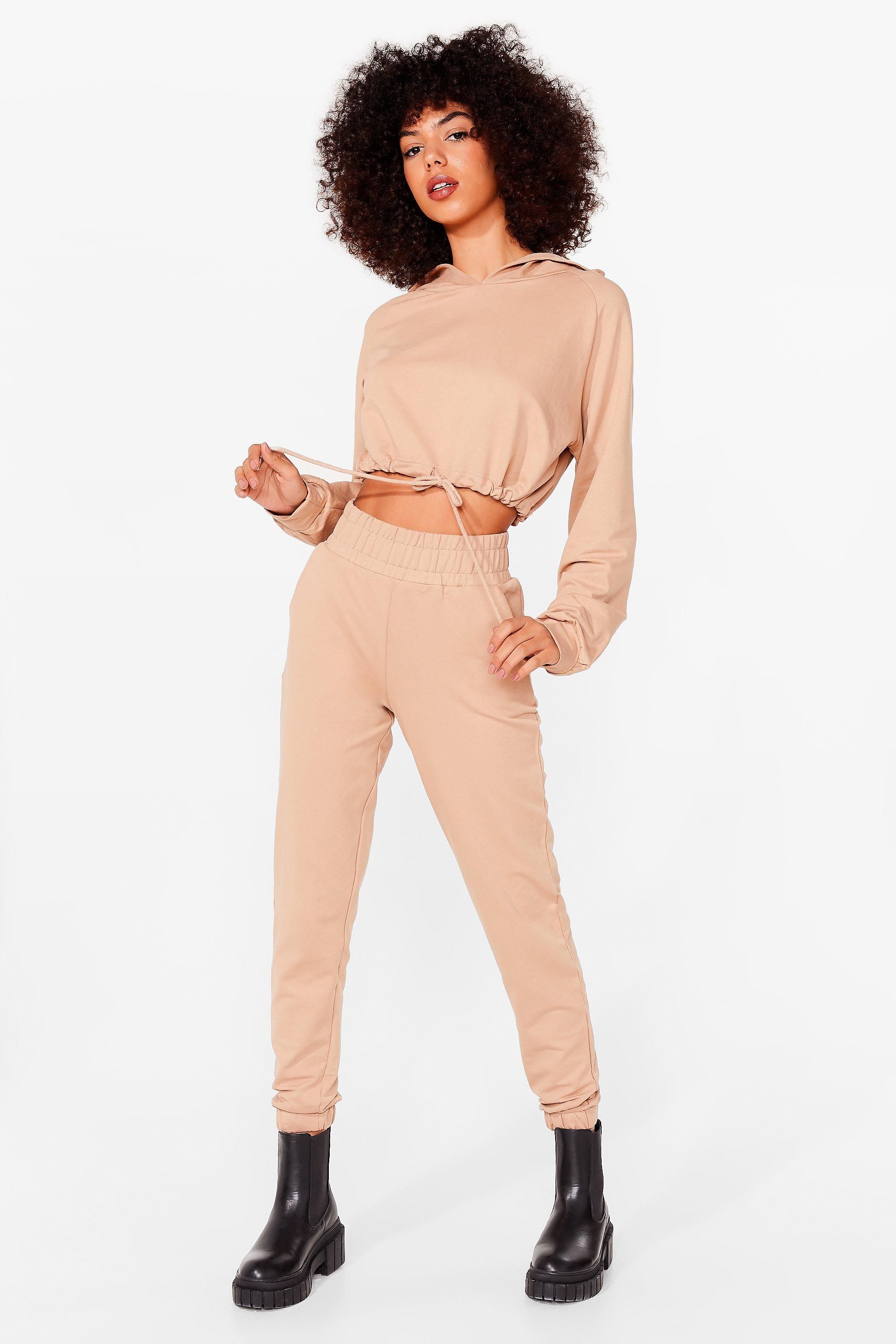 Easy Going Cropped Hoodie and Joggers Set | NastyGal (US & CA)