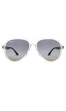 Ray-Ban Aviator in Transparent, Black, & Grey Gradient from Revolve.com | Revolve Clothing (Global)