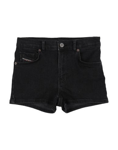 Diesel Toddler Girl Denim shorts Black Size 4 Cotton, Elastane | YOOX (US)