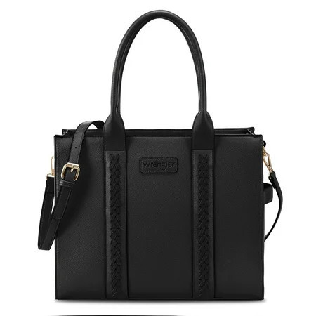 Wrangler Large Tote Bag for Women Shoulder Purse with Strap Vintage Top-Handle Handbags | Walmart (US)
