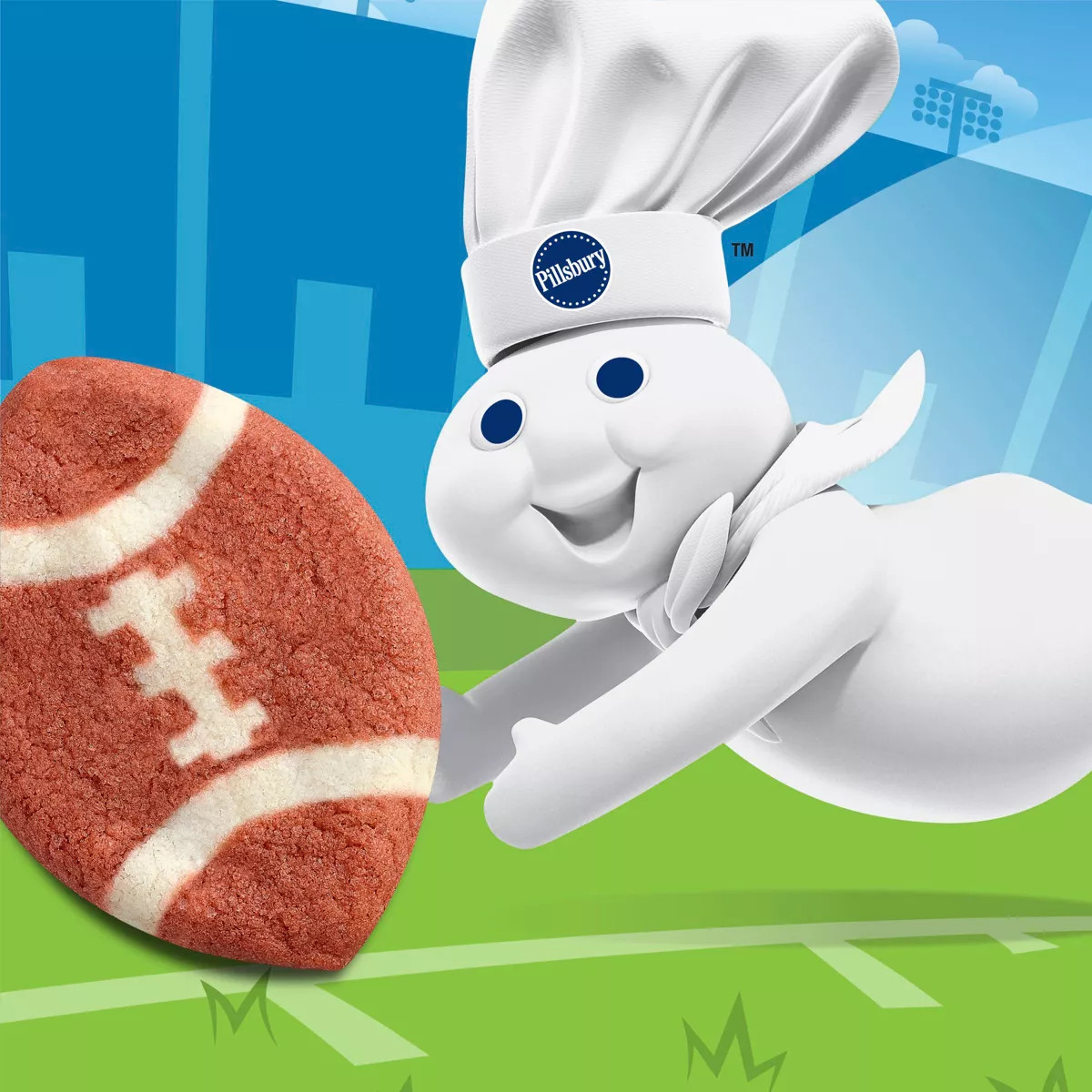 Pillsbury Football Cutout Cookies - 7.2oz/20ct | Target