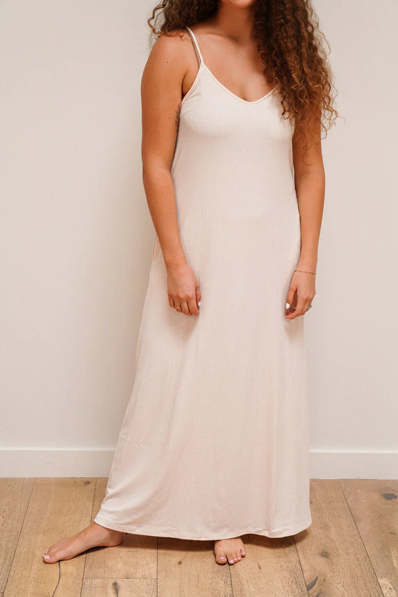 CJ's Favorite Ribbed Spaghetti Dress | Carly Jean Los Angeles