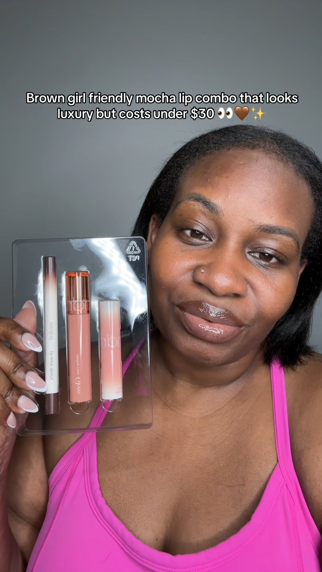 Soft mocha glam is trending 🤎✨ I’m wearing the Rom&nd Volume Hack Trio in Mocha Mousse Set — the perfect warm nude lip combo for brown-skin tones. This set includes a lip pencil, gloss + melting balm that gives a plump, glossy finish without stickiness.
Pair it with your favorite bronzer, or drugstore foundation finds for a full fall makeup look 🍂
Shop the full look in my LTK 👇🏾

#mochamoussemakeup #mochamakeup #brownskingirlmakeup #fallmakeuplook #lipcombo #ltkbeauty #ltkmakeup #ltkfallstyle #ultabeautyfinds #amazonbeauty #romandliptrio #makeuptrends2025 #lifewithnaturallynicki

#LTKFindsUnder50 #LTKGiftGuide #LTKBeauty