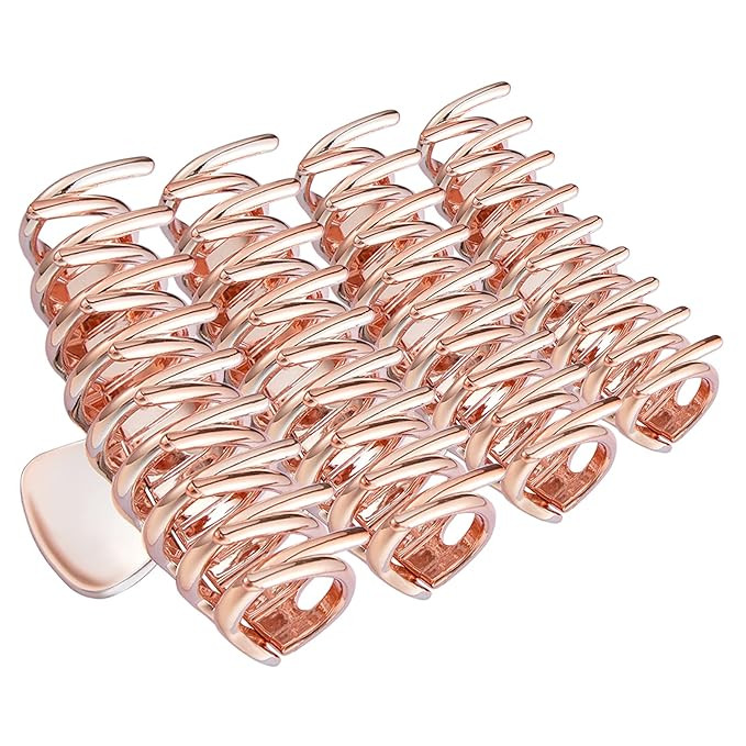 TOCESS Big Hair Clips for Women Large Claw Clips for Thin Thick Hair, Upgraded New Electroplating... | Amazon (US)