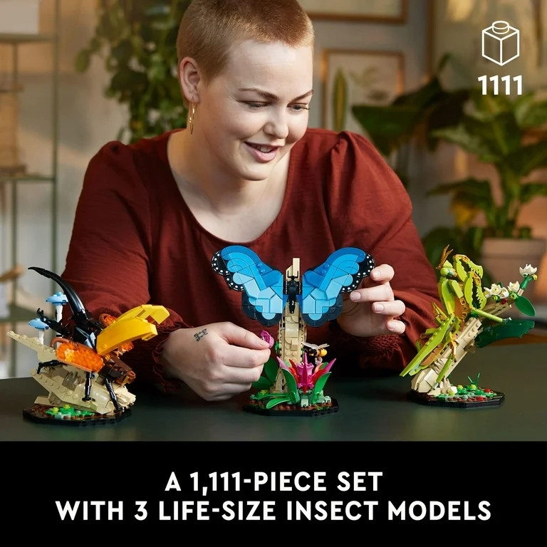 LEGO Ideas The Insect Collection Building Set for Adults - Gift for Christmas - Collectible Displ... | Walmart (US)