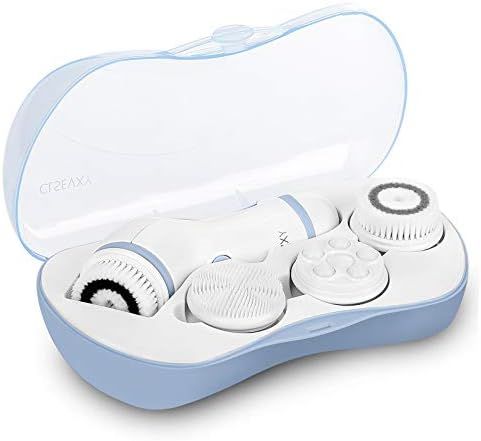 Waterproof Facial Cleansing Spin Brush Set with 4 Interchangeable Brush Heads - Electric Face Scr... | Amazon (US)