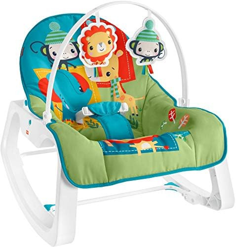 Fisher-Price Infant-to-Toddler Rocker - Colorful Jungle, Baby Rocking Chair with Toys for Soothin... | Amazon (US)