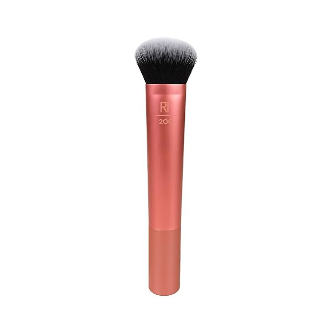 Real Techniques Expert Face Makeup Brush, For Liquid & Cream Foundation, Blush, & Bronzer, Builda... | Amazon (US)