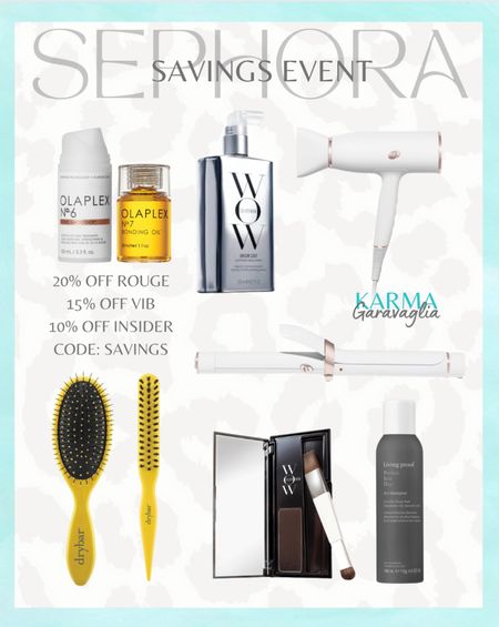Sephora Holiday Savings Event, ROUGE members enjoy 20% off with code SAVINGS. Haircare favorites, Sephora, Sephora savings event, beauty products, #sephora #sephorabestsellers #sephorabeauty #sephorasale #haircaremusthaves 

Follow me @karmagaravaglia for more fashion finds, beauty faves, lifestyle, home decor, sales and more! So glad you’re here!! XO!!

#LTKsalealert #LTKbeauty #LTKunder100