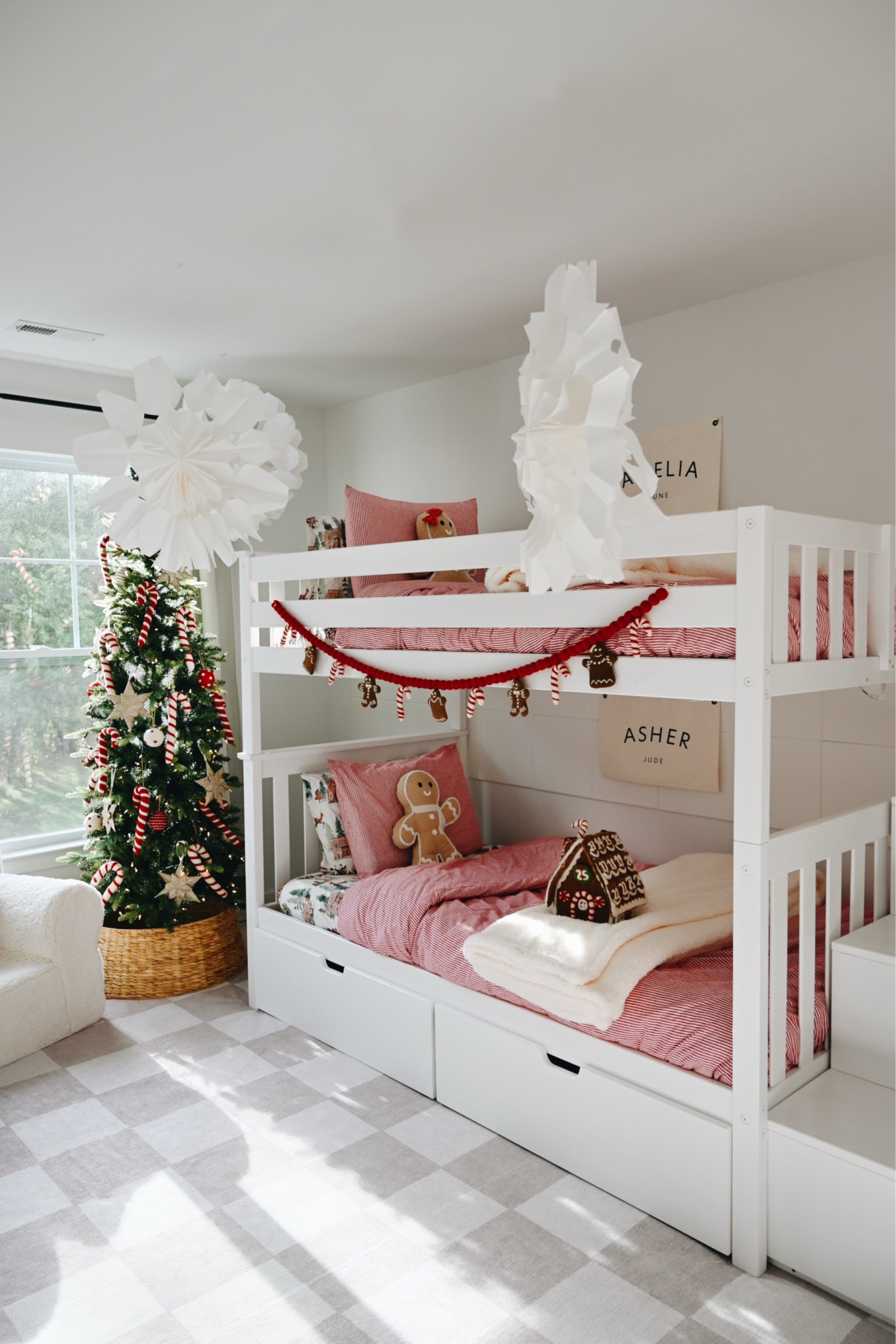 Big kids shared room decorated for Christmas 💫

#LTKHoliday #LTKHome #LTKKids