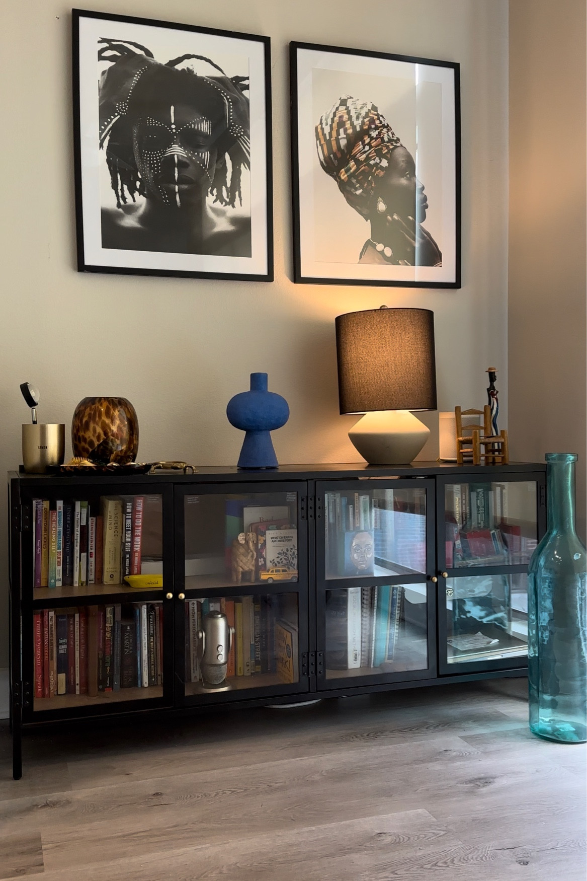 All the home decor goodies to accentuate your home including a modern glass bookshelf, black culture wall art, a gold candle, a royal accent vase and a beautiful lamp! 

#LTKGiftGuide #LTKsalealert #LTKhome