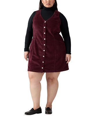 Plus Size Vianna Cotton Corduroy Dress | Macy's