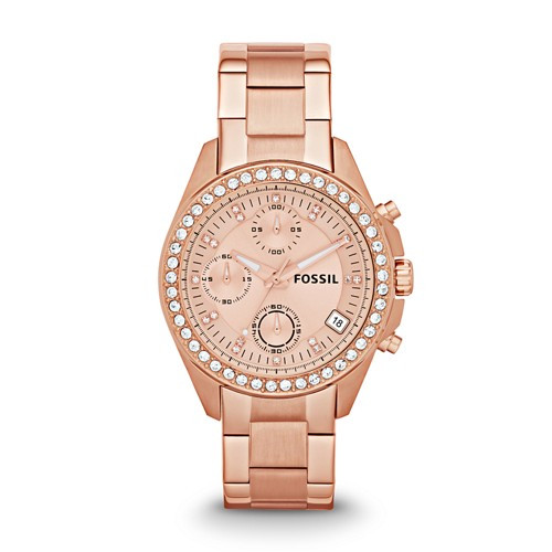 Fossil Decker Chronograph Stainless Steel Watch - Rose Es3352 Rose Gold | Fossil (US)