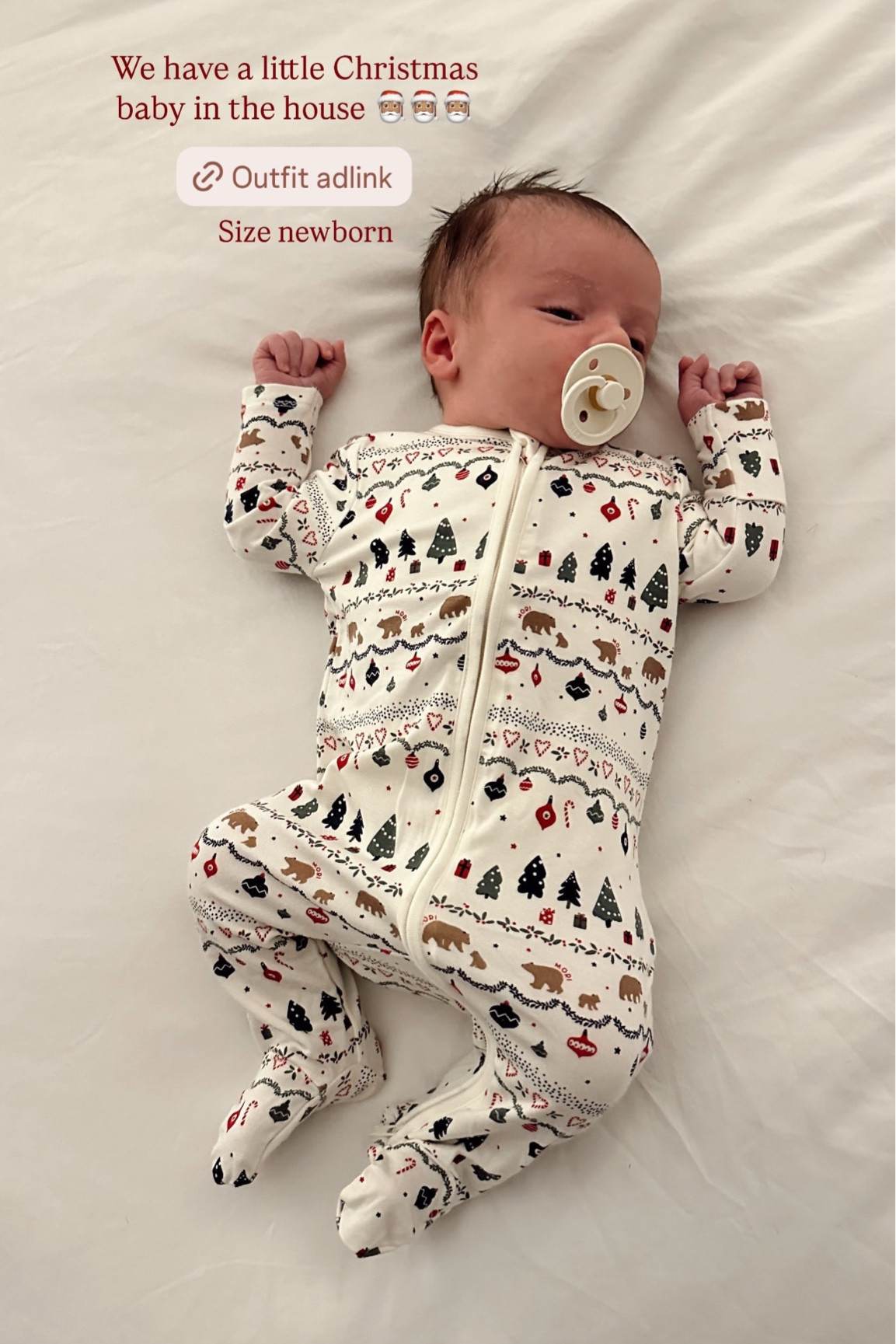 How cute is this Christmas outfit 🤍

#LTKeurope #LTKbaby #LTKwinter