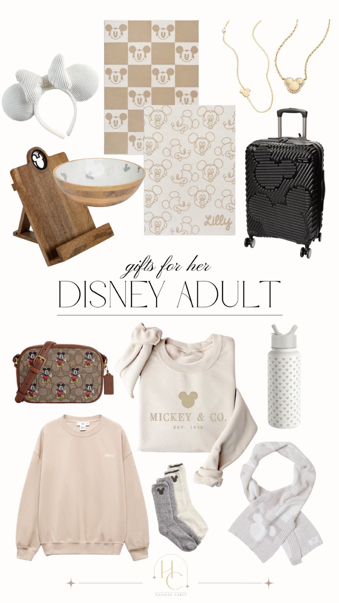 The best Disney adult gift guide! My favorite Disney clothes, Disney home, neutral Disney finds, Disney travel, and Disney jewelry gifts this season!

Aesthetic Disney, neutral Disney, beige Disney, subtle Disney, Disney mom, Disney adult, Disney mom outfit, Disney adult outfit, subtle Disney jewelry, classy Disney, chic Disney, elevated Disney

#LTKGiftGuide #LTKtravel #LTKstyletip
