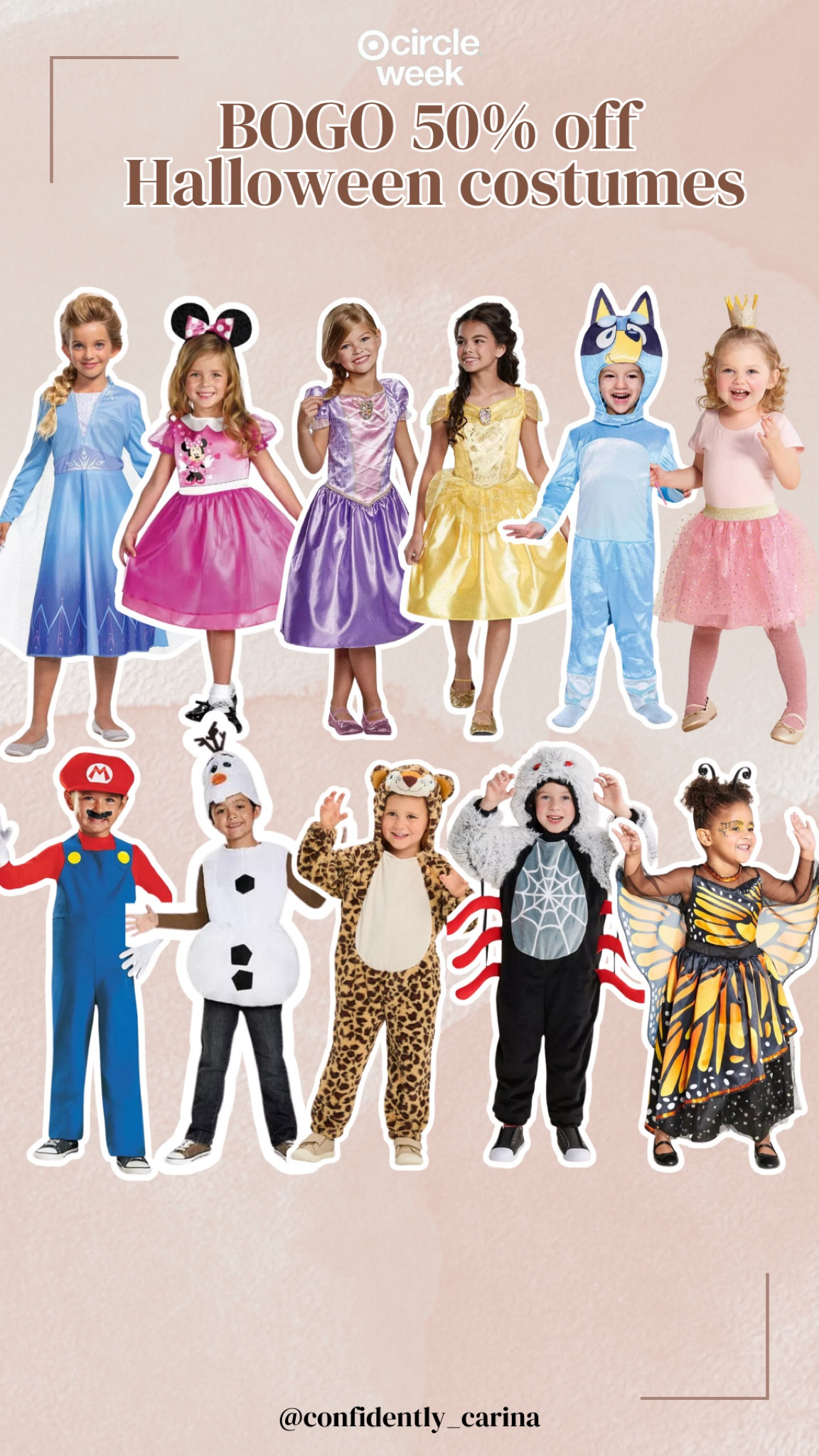 BOGO 50% off Halloween costumes for Target Circle Week!! 

#LTKFamily #LTKKids #LTKxTarget
