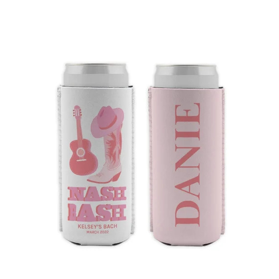 Custom Nashville Bachelorette Can Cooler, Nashville Bachelorette Favors, Nashville Can Cooler, Na... | Etsy (US)