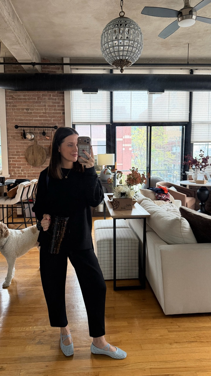 One of my favorite @Spanx sets is on major sale!! I sized up to a Medium in the sweatshirt, the pants are true to size and fit a bit cropped. 20% off code LTK20

#LTKSaleAlert #LTKTravel #LTKootd