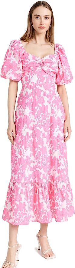 English Factory Women's Floral Print Maxi Dress | Amazon (US)