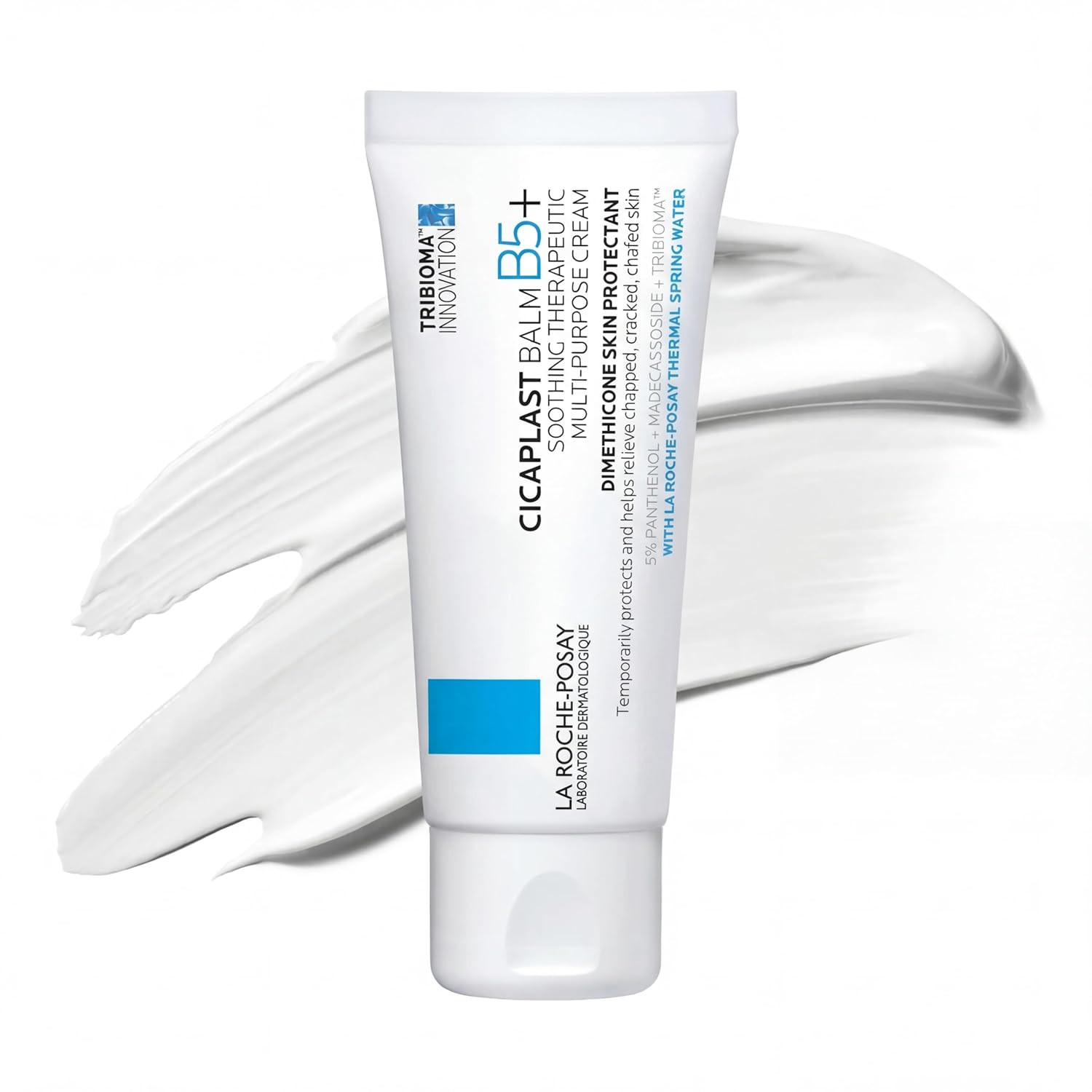 La Roche-Posay Cicaplast Balm B5, Healing Ointment and Soothing Therapeutic Multi Purpose Cream for Dry & Irritated Skin, Body and Hand Balm, Baby Safe, Fragrance Free | Amazon (US)
