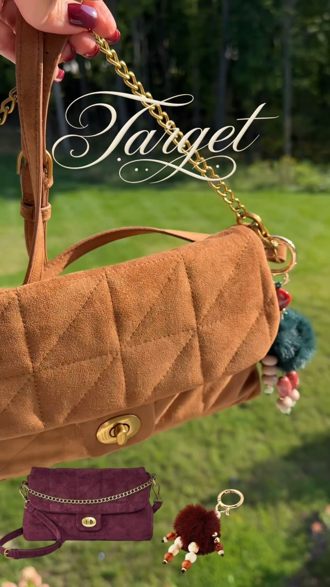 Looks just like Chanel! And comes in burgundy too!

#LTKU #LTKSeasonal #LTKootd