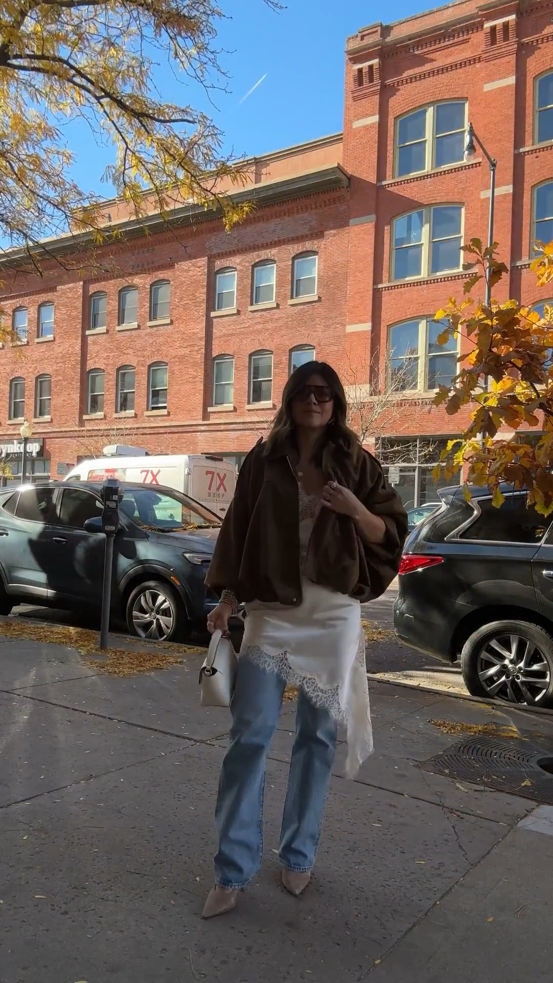 Favorite jacket from Amazon! It’s so chic and fun to wear. It instantly elevates any outfit! 
Jacket size small
Dress size small
Jeans size 25

#LTKFindsUnder100 #LTKootd #LTKHoliday