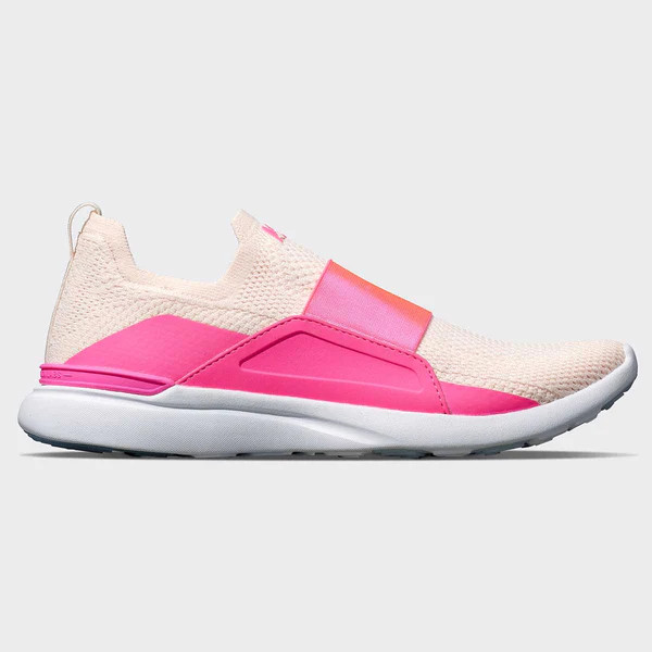 Women's TechLoom Bliss Creme / Fusion Pink / White | APL