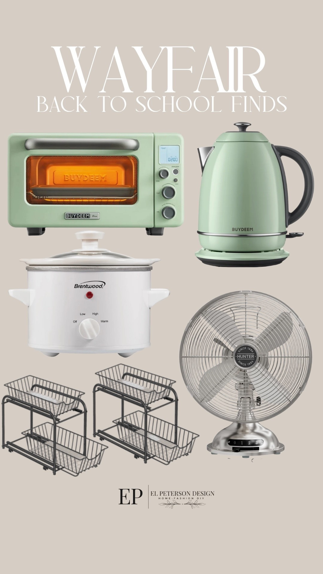 #Ad Our son Gavin is getting ready to head off to college, and I’m still not sure how we got here so fast 🥹🤍

I’ve partnered with @Wayfair to get his dorm ready with stylish, space-saving essentials that make the most of every inch. From smart storage and organization to functional everyday pieces, Wayfair made it so easy to find everything he needs to create a dorm that feels comfortable, organized, and a little more like home.

Such a bittersweet milestone for us, but knowing he’s heading into this next chapter with a space that’s ready for the school year gives us a little extra peace of mind. 🤍

@wayfair #WayfairPartner #Wayfair #Ad #BacktoSchoolwithWayfair
@Shop.LTK #liketkit liketk.it/xx



Wayfair
Back to school
Electric tea kettle
Conventional oven
Slow roaster
Fan
Organizing shelf

#LTKHome
