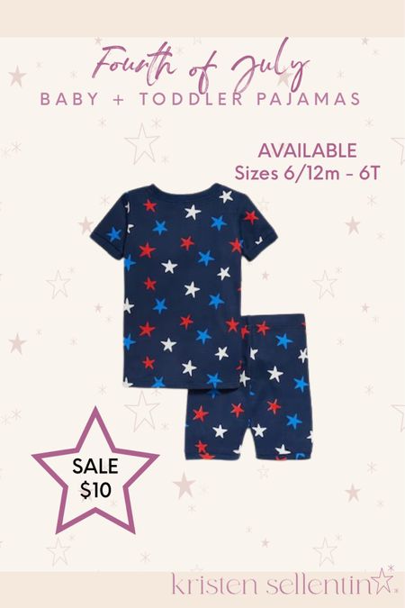 SALE pajamas for baby + toddler $10 

#fourthofjuly #pajamas #baby #toddler #july4th #sale

#LTKSummerSales #LTKBaby #LTKKids