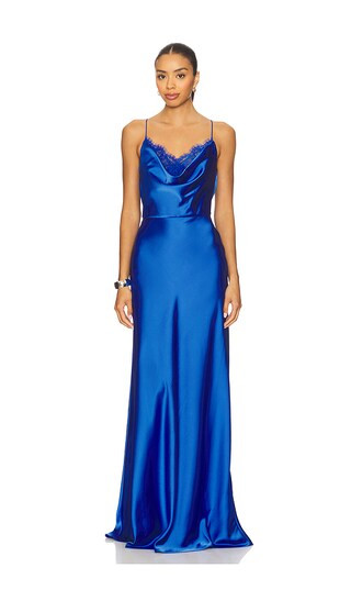 Remi Gown in Blue | Revolve Clothing (Global)