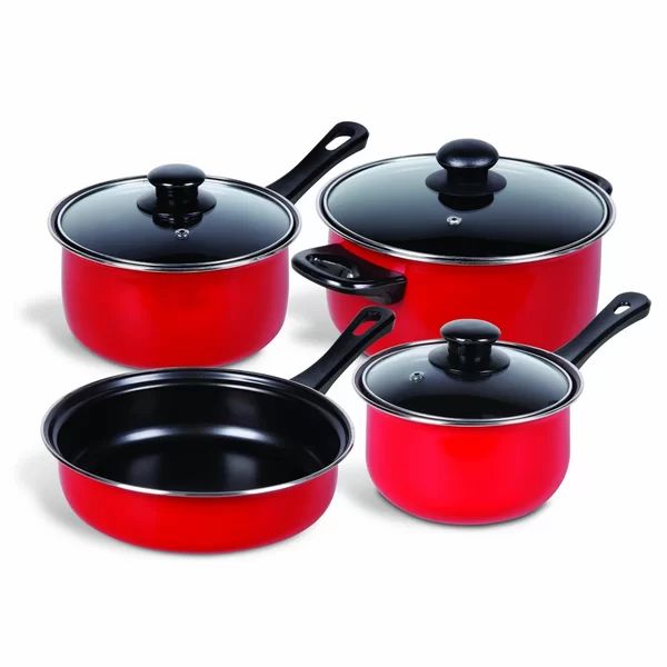 Chef Du Jour 7-Piece Non-Stick Cookware Set | Wayfair North America