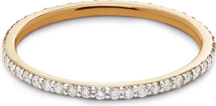 Monica Vinader Lab Created Diamond Pavé Eternity Ring | Nordstrom | Nordstrom